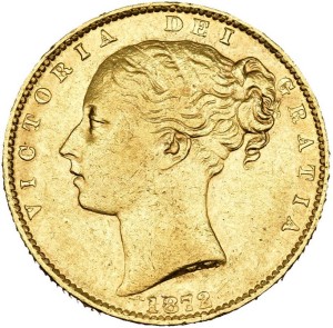 Sovereign 1872M Shield - Melbourne