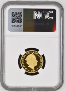 25 Pounds (1/4 oz.) 2021 Music Legends - The Who Proof NGC PF 70 ULTRA CAMEO