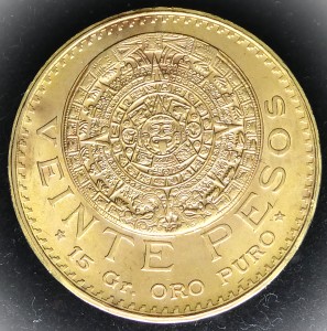 20 Pesos Mexico "Azteca" 1959