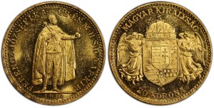 20 Korona 1914-KB MS62