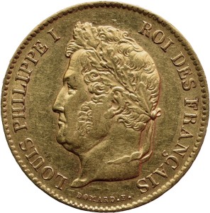40 Francs France 1835 A Louis-Philippe I