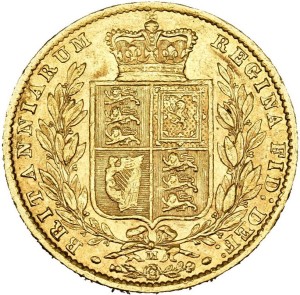 Sovereign 1872M Shield - Melbourne